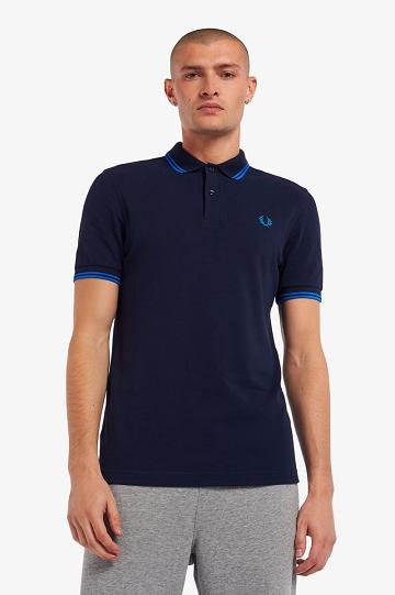 Dark Grey Fred Perry M3600 Men's Polo Shirts | PH 1413UZGT